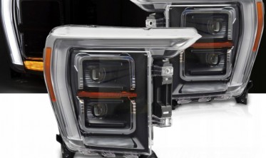 Тюнинг фары передние Ford F150 MK14 2020-2023 оптика full led фото