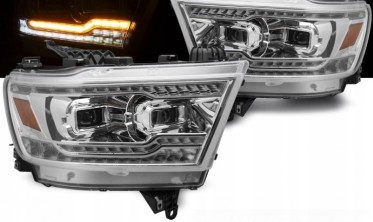 Передні діодні фари Dodge RAM 19-22 19-22 оптика full led фото