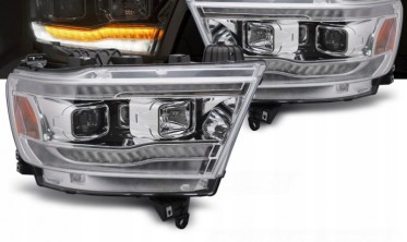 Передні тюнінг фари Dodge RAM 19-22 19-22 оптика з діодами фото