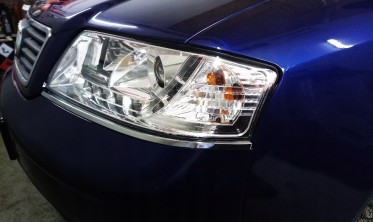Фари передні з діодним рядком AUDI A6 C5 дорестайл фото