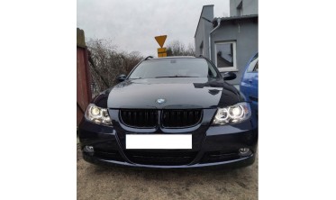 Фары передние BMW E90, E91 с Led кольцами Angel eyes фото