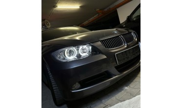 Фары передние BMW E90, E91 с Led кольцами Angel eyes фото