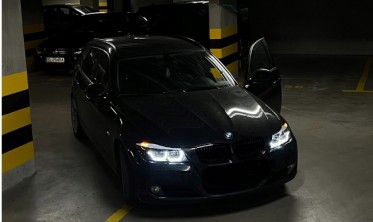 Фари передні BMW E90 E91 з 3D світлодіодними кільцями фото