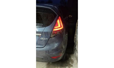 Led задние фонари FORD FIESTA MK7 HB 2012-2015 тонированные фото