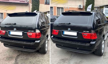 Тюнинговые задние фонари BMW X5 E53 red/smoke фото