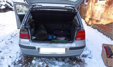 Тюнинговые фонари задние VW Golf 4 красно-тонированные фото