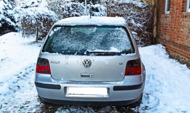 Тюнинговые фонари задние VW Golf 4 красно-тонированные фото