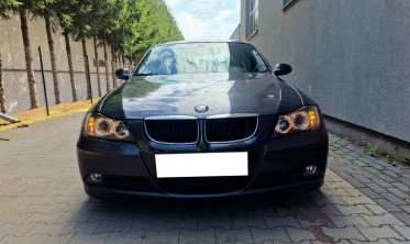 Передние фары BMW 3 седан E90, универсал E91 дорестайл с диодными поворотами фото