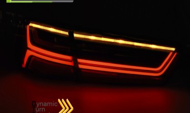 Фонари задние светодиодные AUDI A6 С7 седан тонированные фото