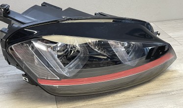Тюнинговые фары передние VW Golf 7 Red Line Sport фото