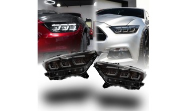Передние фары Ford Mustang S650 (2015-2017) Style Full LED фото