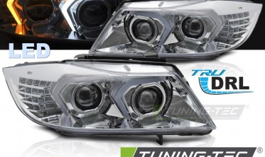 Лінзовані передні фари BMW 3 E90 sedan, E91 kombi 2005-2008 full led фото