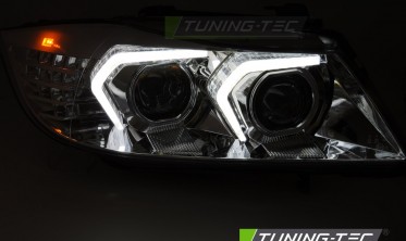 Лінзовані передні фари BMW 3 E90 sedan, E91 kombi 2005-2008 full led фото