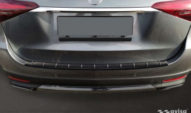 Чорна захисна накладка (планка) на задній бампер Mercedes GLE 2 W167 2023- фото