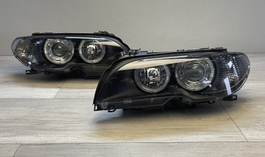 Фари передні з кільцями та лінзами BMW E46 FL coupe/cabrio фото