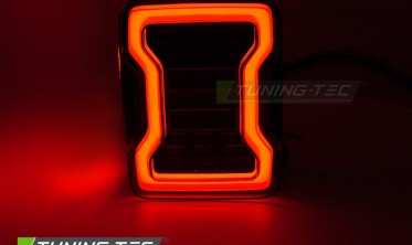 Задние тонированные фонари Jeep Wrangler JK 07-18 диодные стопы фото