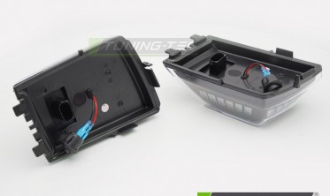 Led повороты на крыло Mercedes G-class W463 / W464 2018- черные динамические фото