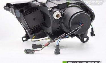 Передні фари Dodge Durango 2010-2013 чорні (led оптика) фото