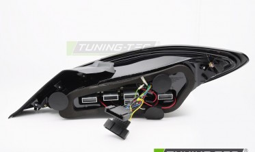Фонари задние (full led стопы) Mercedes CLA C117 2013-2016 black red smoke фото