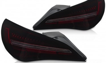 Фонари задние (full led стопы) Mercedes CLA C117 2013-2016 black red smoke фото