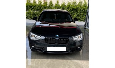 Тюнінгові фари передні BMW F20 / F21 чорні з лед кільцями  фото