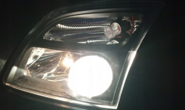 Фари передні з лінзами Opel Vectra C дорестайл, чорні фото