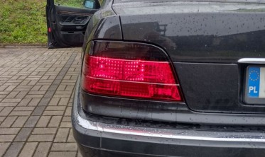 Задние тюнинговые фонари BMW E38 7-серии red-smoke фото