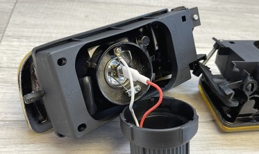 Протитуманні фари BMW E36 з жовтим склом фото