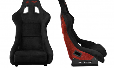 Сидения (ковшы) для авто Slide KS2 Premium Black Welur Red Glitter фото