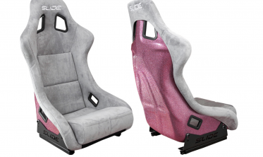 Ковшы для авто Slide KS2 Premium Light Beige Welur Light Pink Glitter фото
