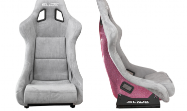Ковшы для авто Slide KS2 Premium Light Beige Welur Light Pink Glitter фото