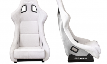 Ковш автомобільний Slide KS2 Premium Light Grey Welur Silver Glitter фото