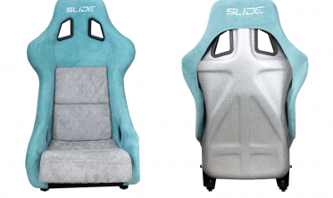 Автомобильные сидения Slide KS2 Premium Mint & Quilted Grey Welur Silver Glitter фото