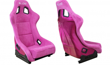 Сидения спортивные Slide KS2 Premium Pink Welur Bright Pink Glitter фото