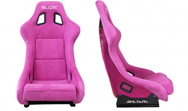 Сидения спортивные Slide KS2 Premium Pink Welur Bright Pink Glitter фото