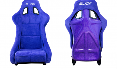 Спортивное сиденье ковши для авто Slide KS2 Premium Purple Welur Purple Glitter фото