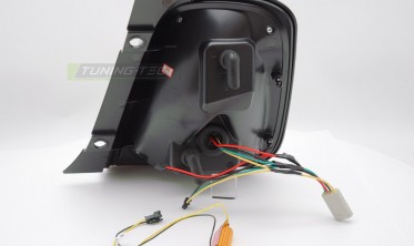 Діодні задні ліхтарі (led стопи) Fiat 500 2015-2020 white фото