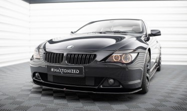 Дифузор тюнінговий під передній бампер BMW 6 E63/E64 дорест. фото