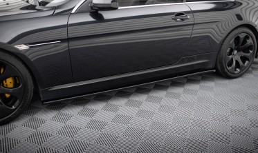 Накладки на пороги BMW 6 coupe E63 / cabrio Е64 дорест.  фото