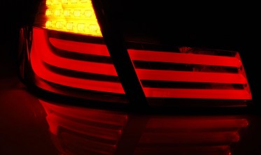 Задні лед ліхтарі (стопи) BMW 5 седан F10 червоні фото