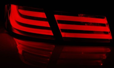 Задні лед ліхтарі (стопи) BMW 5 седан F10 червоні фото