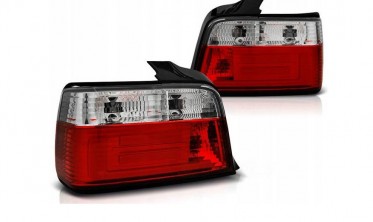 Диодные задние фонари BMW E36 седан LED BAR фото