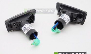 Диодные повороты в крылья Opel Astra H, Corsa D, Insignia, Zafira B тонированные фото