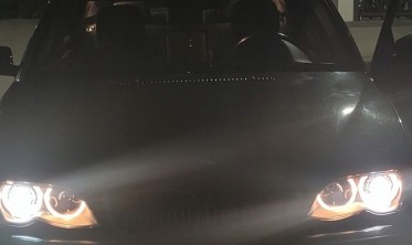 Фари передні BMW E46 рестайл з кільцями фірми Депо фото
