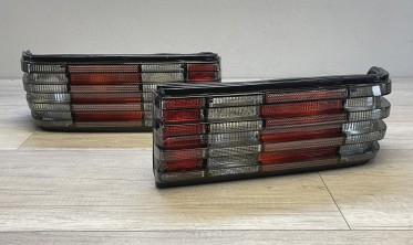 Тоновані тюнінг ліхтарі задні Mercedes W126 S-class фото