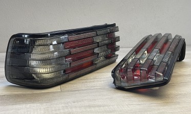 Тоновані тюнінг ліхтарі задні Mercedes W126 S-class фото