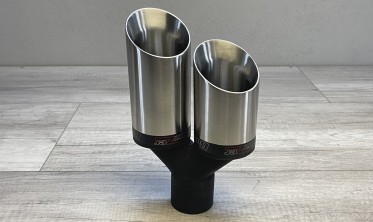 Насадка на глушник подвійна Buzzer ZZ2X830RS фото