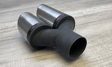 Насадка на глушник подвійна Buzzer ZZ2X830RS фото