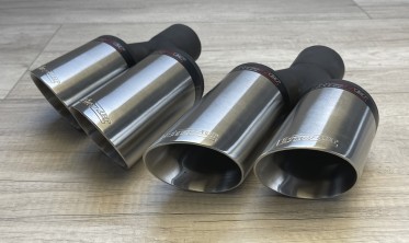 Насадка на глушник подвійна Buzzer ZZ2X830RS фото
