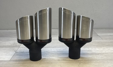 Насадка на глушник подвійна Buzzer ZZ2X830RS фото